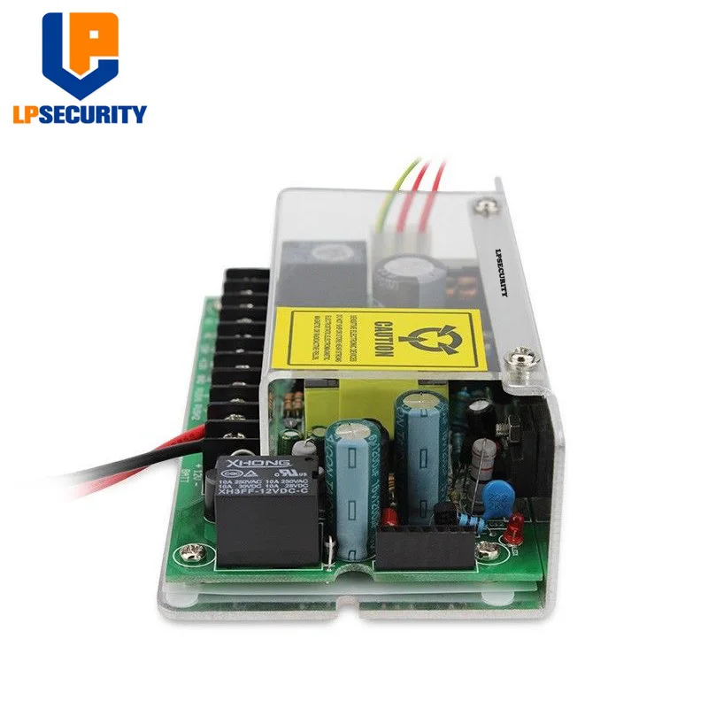 LPSECURITY AC100 240V to 12V/5A панель управления источником питания для системы доступа к