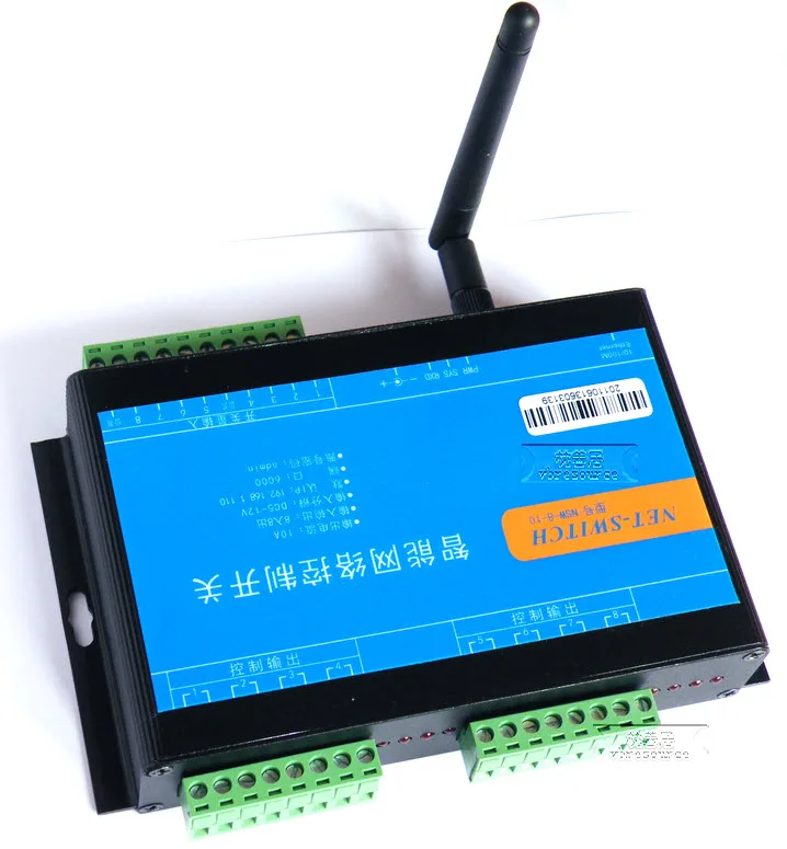 Сетевое РЕЛЕ 8 в out 10A WIFI беспроводной переключатель порты TCP UDP многорежимное