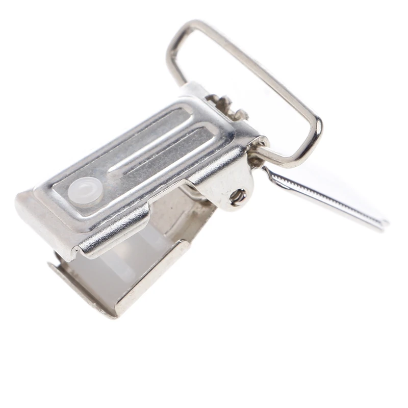 

10 PCS Heart Shape Insert Nipple Baby Pacifier Metal Holder Suspender Clips Mitten Craft