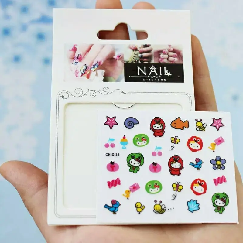 Наклейки для ногтей забавные аниме наклейки рисования багаж ноутбук Стайлинг