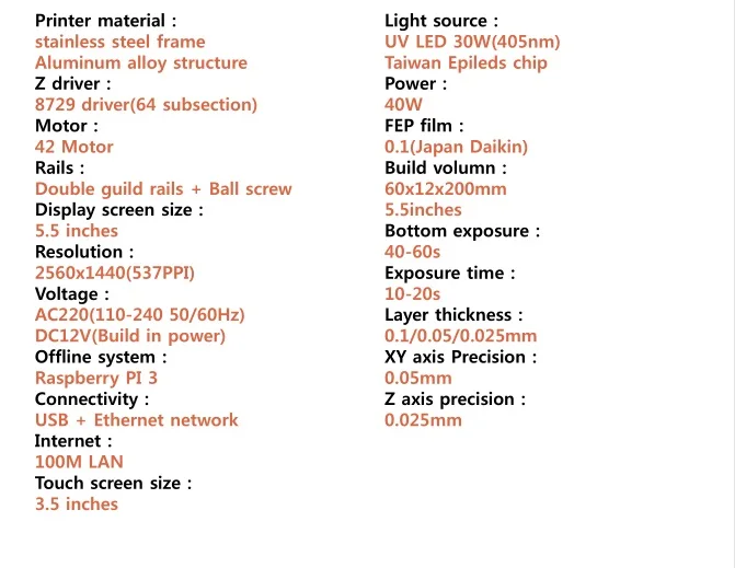 X-CUBE жидкокристаллический полимерный SLA 3d принтер X-CUBE-M 8,9 дюймов 2K с сенсорным экраном