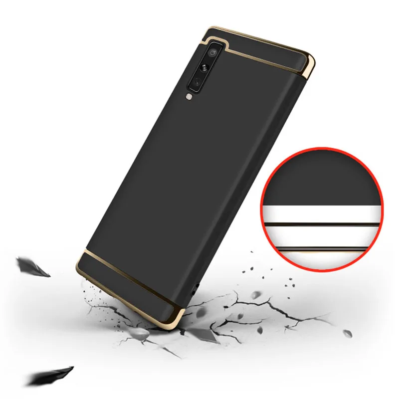 SemgCeKen Оригинальный Роскошный Жесткий Чехол для Samsung Galaxy A7 2018 A730 A750 A730F A750F ультра