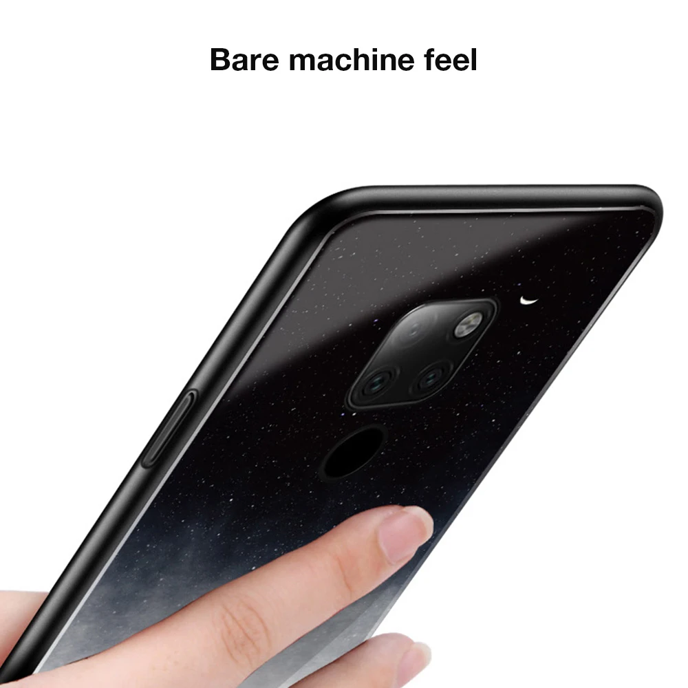 Чехол из закаленного стекла OTAO Starry Sky для Huawei P30 P20 Lite Honor 9 10 чехол Mate 20 Pro Coque |