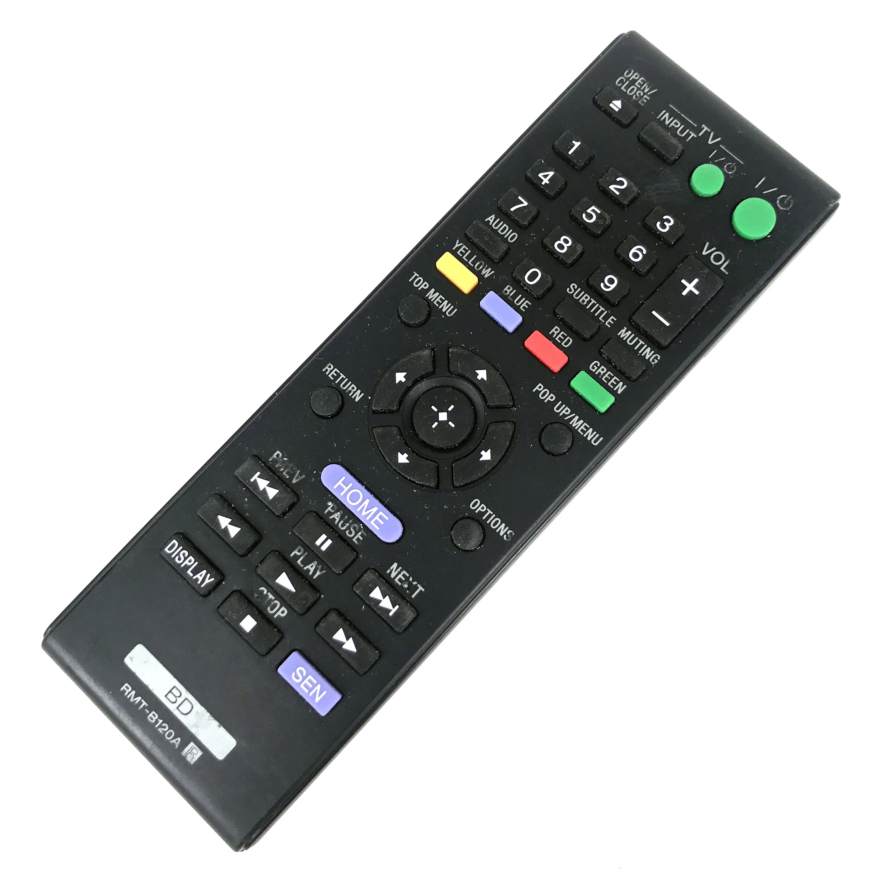 Б/у Оригинал дистанционный пульт RMT B120A для SONY Blu Ray dvd плеер BDP S1100 S190 S3100 S390 S490