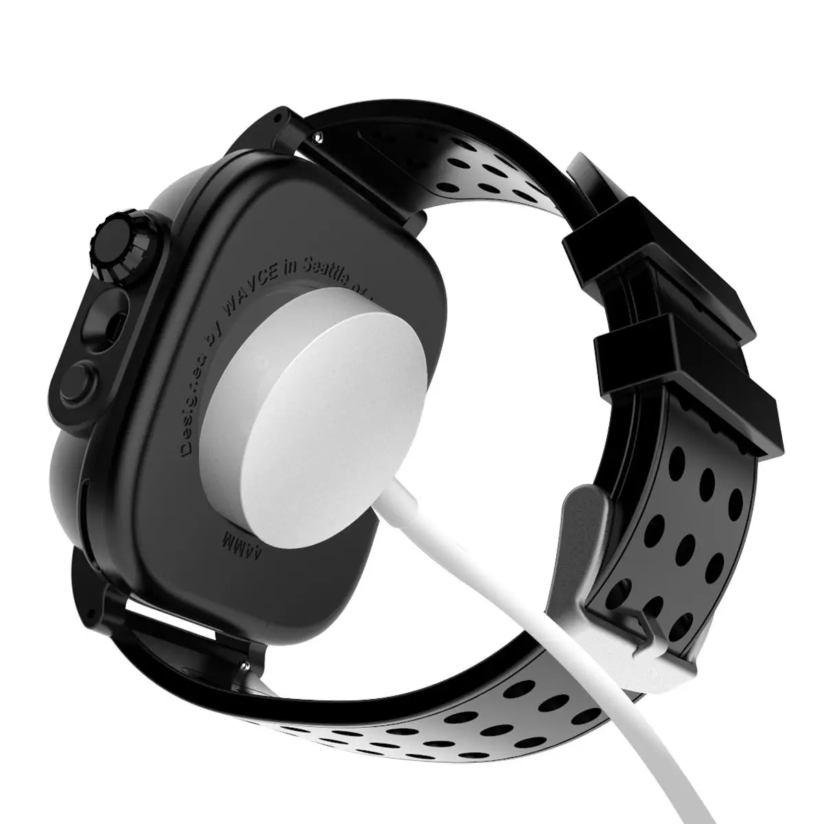 IP68 Водонепроницаемый чехол для Apple iWatch серии 4 44 мм защитный прочный бампер PC