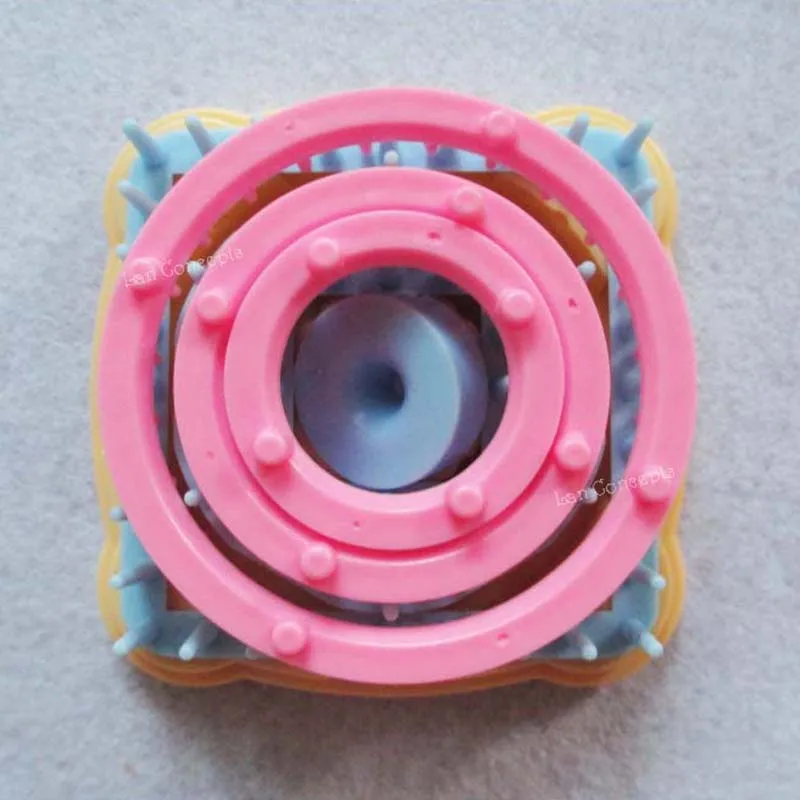 Бесплатная доставка сделай сам вязальный станок для рукоделия цветочный ткацкий