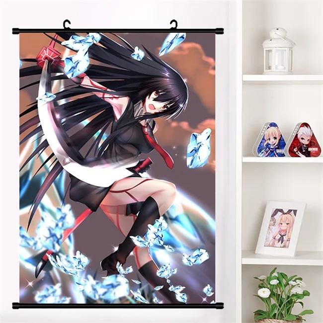 L Аниме Акаме ga KILL! Акаме Esdeath Косплей настенные свитки Фреска плакат мультфильм настенные подвесные плакаты коллекция домашнего декора искусство - Цвет: L