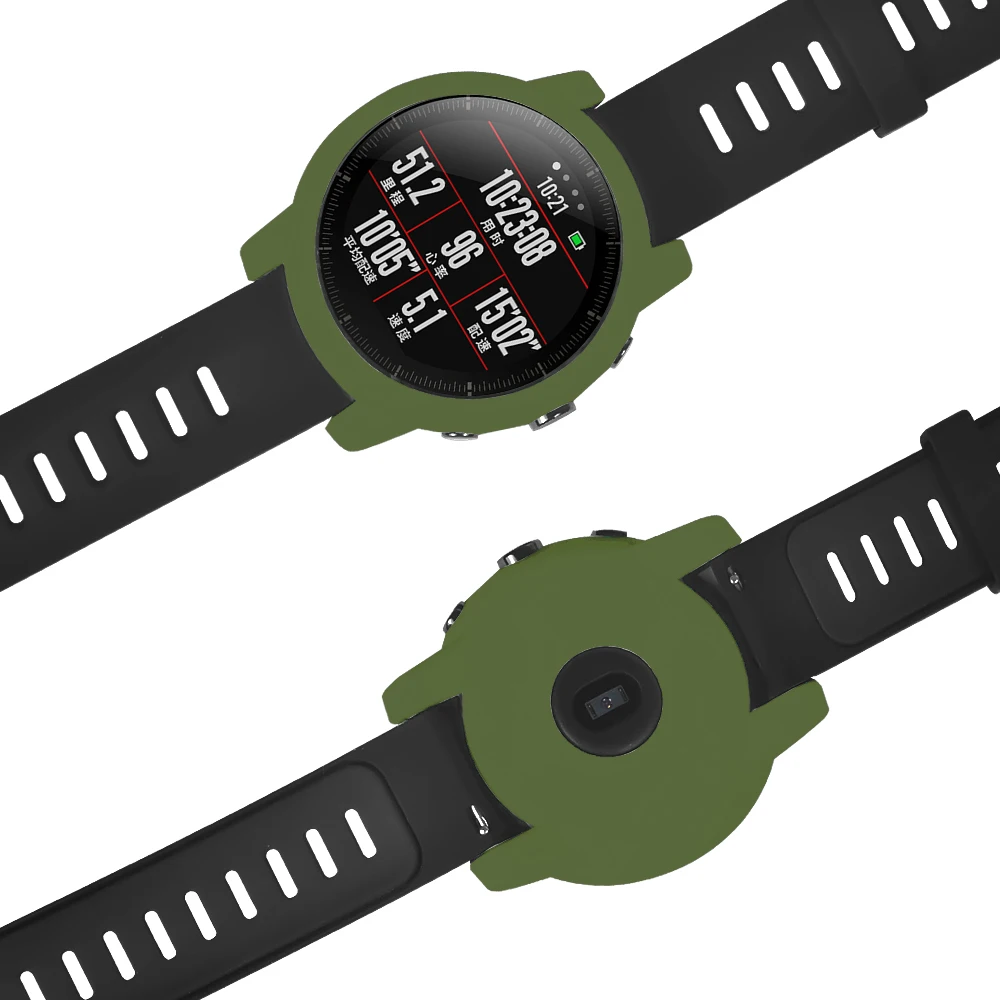 Мягкий защитный чехол Чехол бампер рамка для Xiaomi Huami Amazfit 2 2S Stratos Смарт часы замена