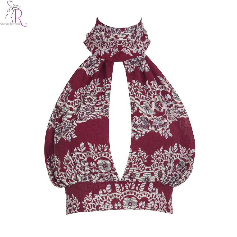 5 цветов с высоким горлом Холтер Кружевной укороченный топ без рукавов