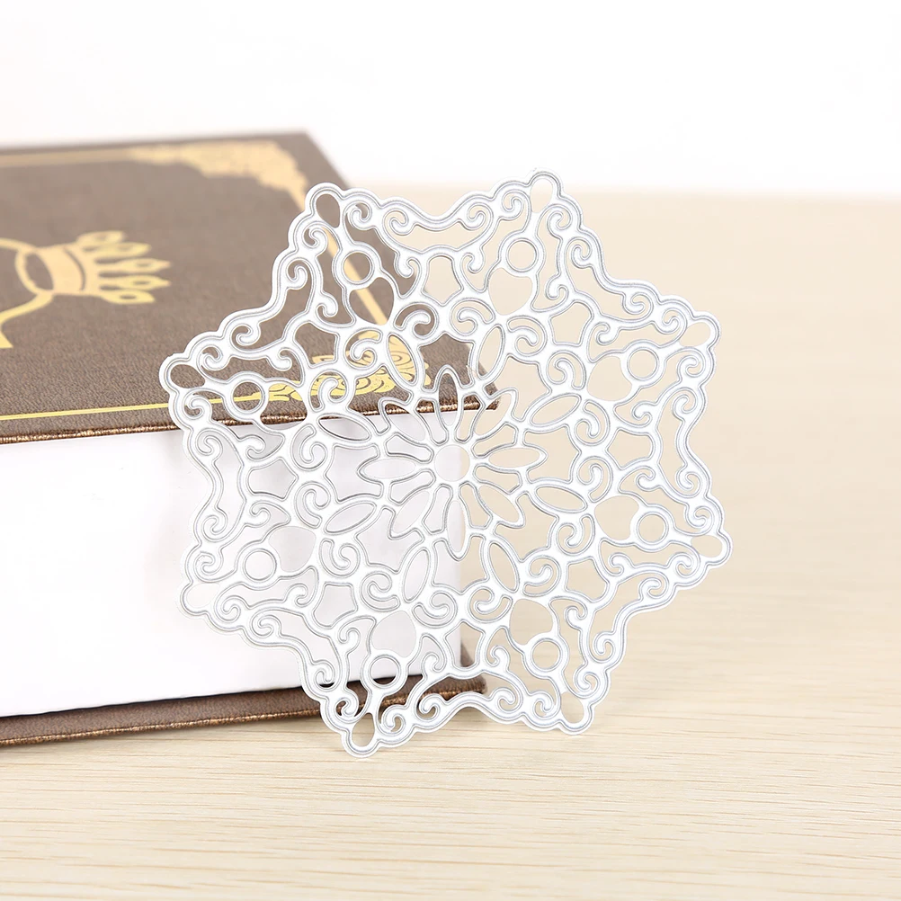 Ремесло Цветок Doily высечки металла DIY Скрапбукинг Фотоальбом Декоративные