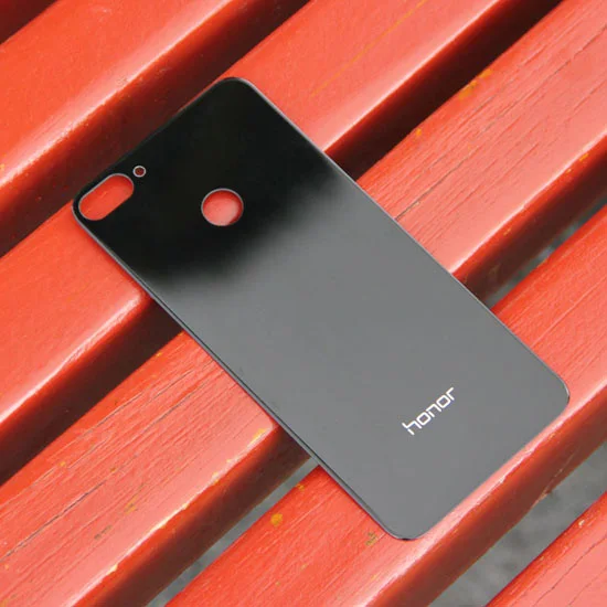 Black Чехол для задней батареи huawei, чехол для huawei Honor 9i, задняя крышка для задней батареи, стеклянный чехол - Цвет: Black