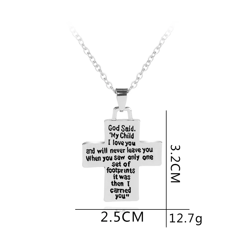 Ожерелье с выгравированными буквами из Библии|religious jewelry|letter pendantfaith necklace |