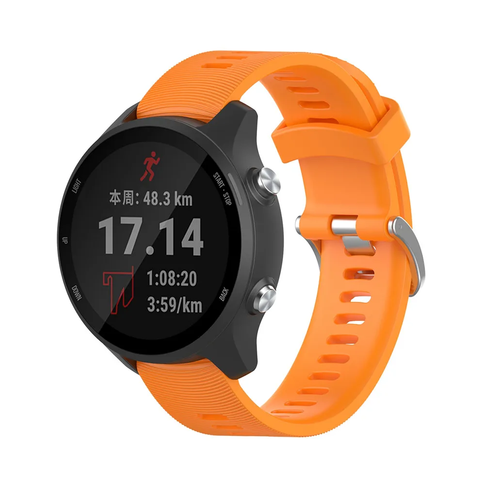 Силиконовый ремешок для смарт-часов Garmin Forerunner 245/ 245 м Smartwatch дыхания поверхность