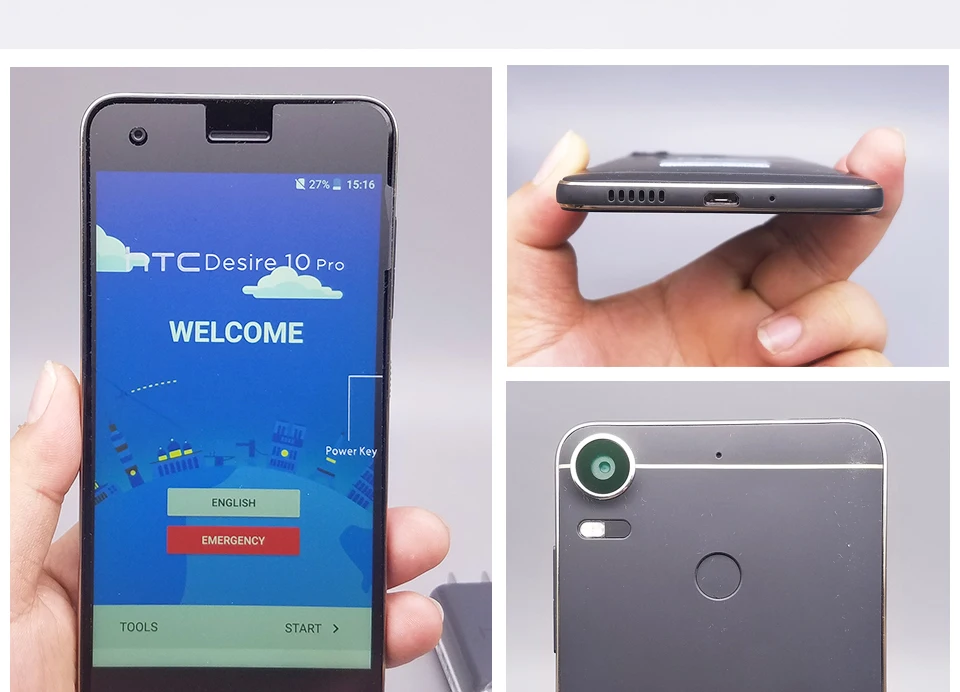 Смартфон htc Desire 10 Pro D10W, четыре ядра, две sim-карты, отпечаток пальца, 4 Гб ОЗУ, 64 Гб ПЗУ, 1080 P, 20 МП, 5,5 дюйма, 3000 мАч, мобильный телефон android