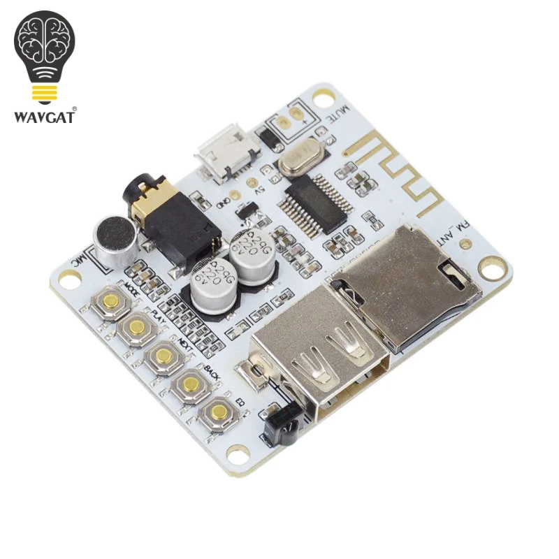 Плата аудиоприемника с Bluetooth и слотом для TF карты|bluetooth audio receiver board|bluetooth boardbluetooth