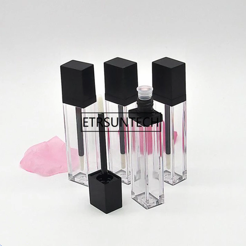 Пустой тюбик для блеска губ 7 мл прозрачный контейнер упаковки многоразовые