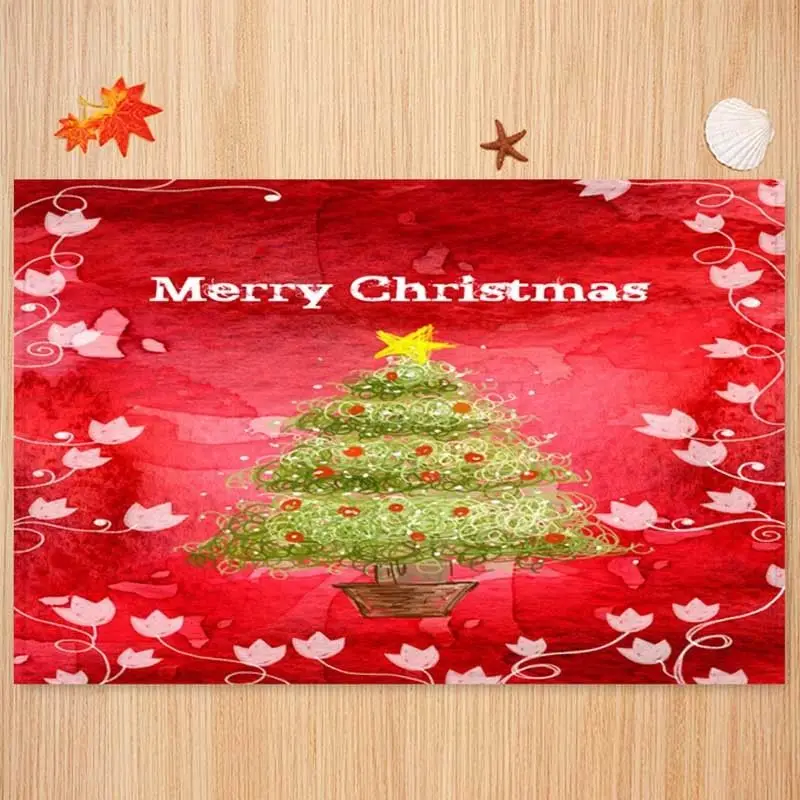 Christmas tree 180 см Рождественский коврик с изображением дерева, мягкий коврик для пола с юбкой, плюшевые вечерние ковры для дома - Цвет: Christmas tree