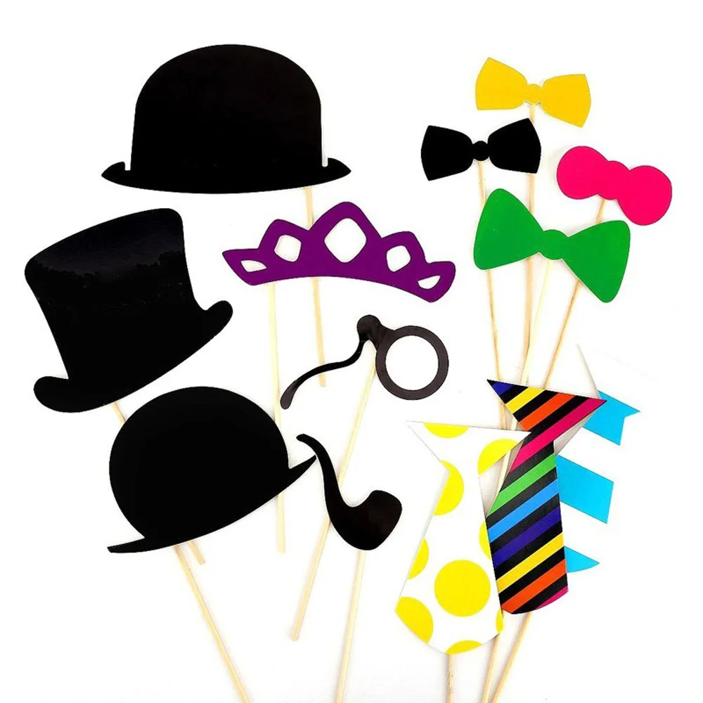 58 шт./компл. новый дизайн цветные забавные Свадебные украшения с губами реквизит