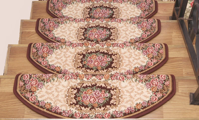 Европейский силиконовый коврик для лестниц ступней самоклеющиеся ковры без клея