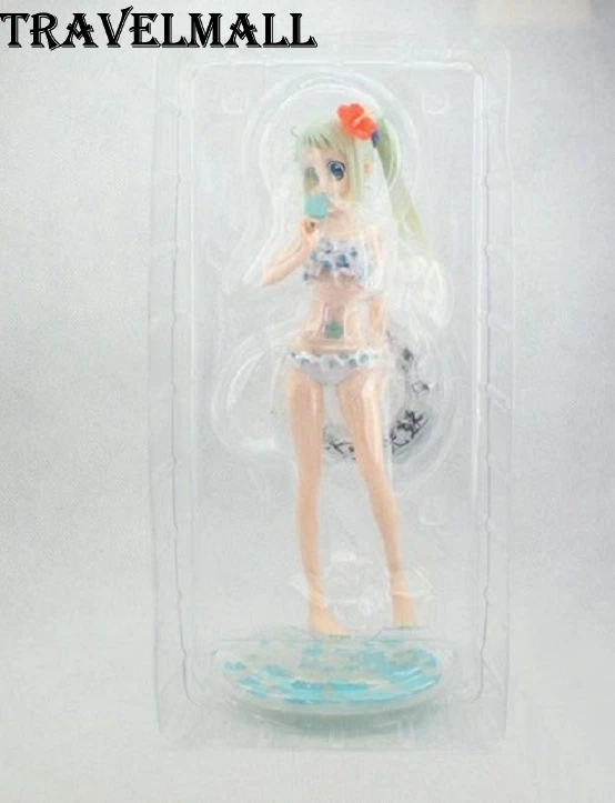 TraVelMall New in Box Anime Menma Honma Meiko 23cm PVC Action Figure Toy Model for Anohana The Flower We Saw That Day kids gift | Игрушки и