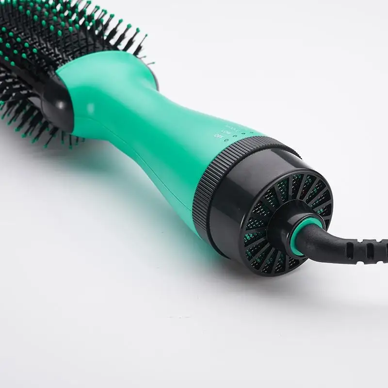 HOT!New 2 In 1 Multifunctional Hair Dryer Rotating Hair Brush Roller Rotate Styler Comb Straightening Curling Hot Air Comb