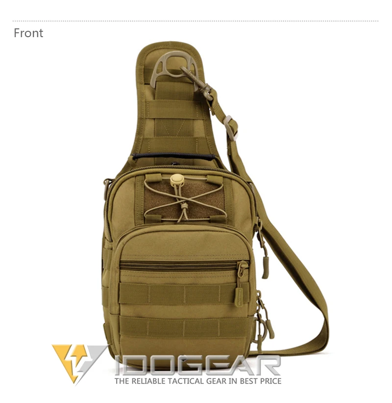 IDOGEAR Тактический Слинг сумки пакет небольшой EDC Molle штурмовой диапазон Рюкзак Военная армия плеча рюкзаки для улицы BG3505
