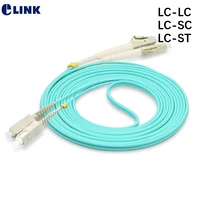 20pcs 3m om3 fiber patchcords duplex lc lc lc sc lc st fc mm 2 0mm dx patch cable optical fibre jumper om3 ftth elink il