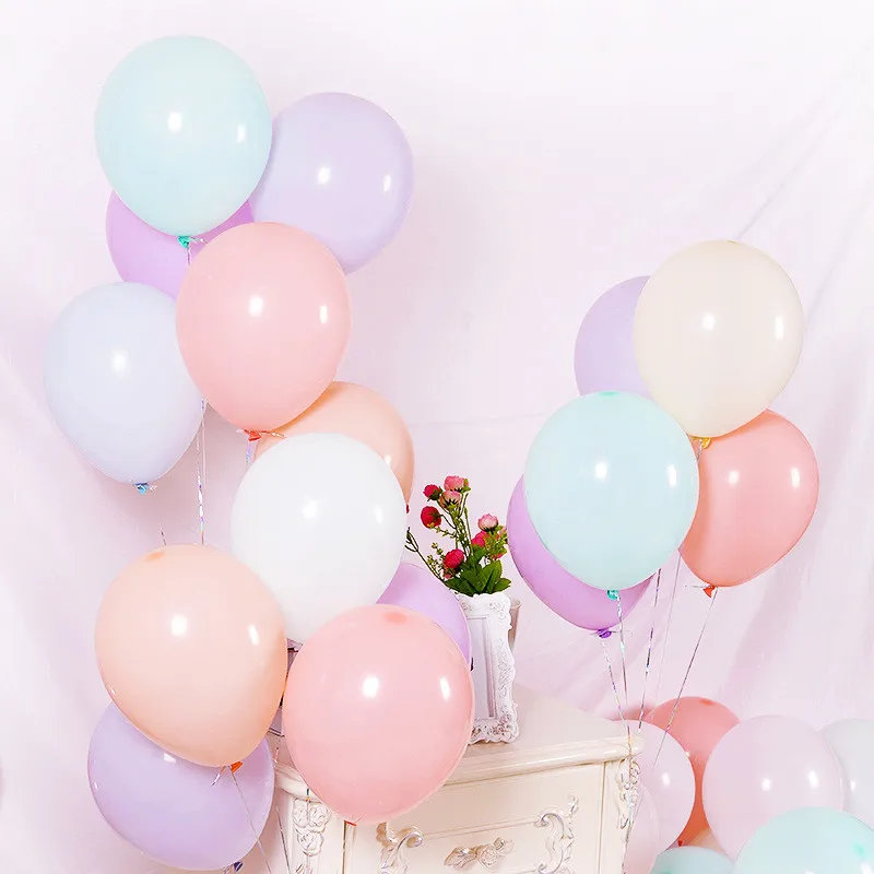 

10pcs 12inch Balloon Baby Shower Boy Hot Air Balloon Birthday Party Decorations Kids Wedding Balloons Arch Macaron Latex Balloon