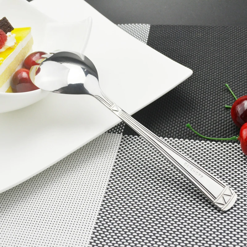 1 Шт. Высокое Качество Нержавеющей Стали Тонкий Высокий Классический Салат Вилка