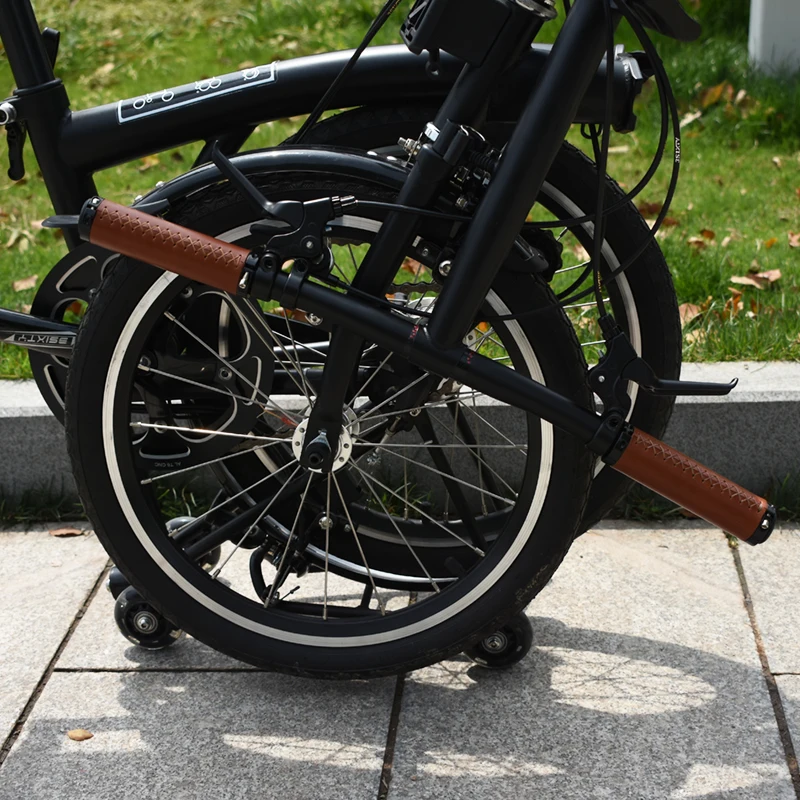 Складной руль TWTOPSE из углеродного волокна для велосипеда Brompton 25 4*560 мм 520 T800 89 г