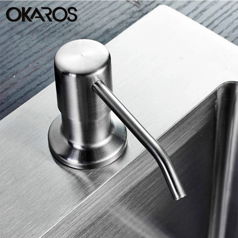 OKAROS кухонные диспенсеры для жидкого мыла пластиковая бутылка из нержавеющей