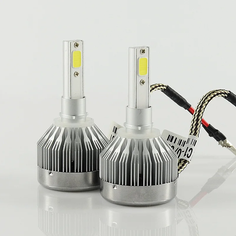 2017 Rushed New Led Car 2x 60w 880/881/h27 6000lm Super Power Headlight Single Beam Auto Headlamp Lights Cob Bulbs 6500 | Автомобили и