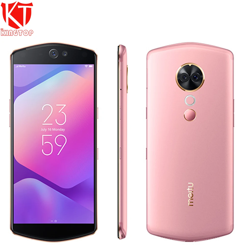 Meitu T9 мобильный телефон 6,0" 18:9 полный Экран 4 Гб Оперативная память 64 Гб Встроенная память Snapdragon 660 Octa Core 4 камеры 12,0+ 5,0 Мп смартфон