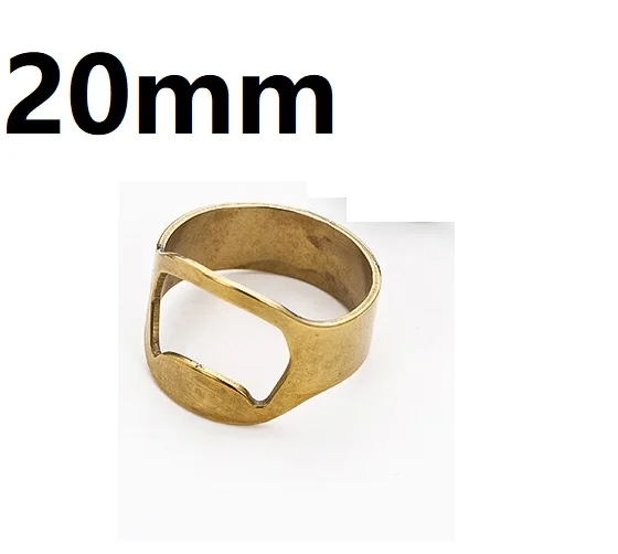 22mm Gold 1 шт. Портативное Многофункциональное красочное кольцо из нержавеющей стали-форма открывалка для пива открывалка для бутылок диаметр 20 мм 22 мм 24 мм кухонные инструменты - Цвет: 22mm Gold