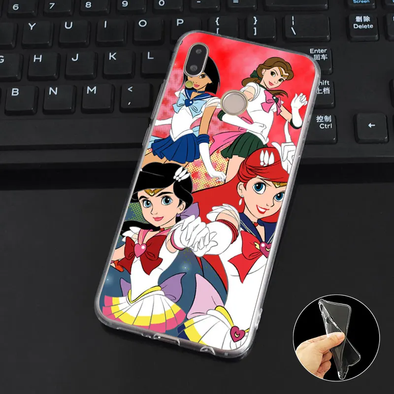 DREAMFOX L350 Sailor Moon Soft TPU Silicone Case Cover For Huawei Honor 6A 6C 7X 9 10 P20 Lite Pro P Smart |