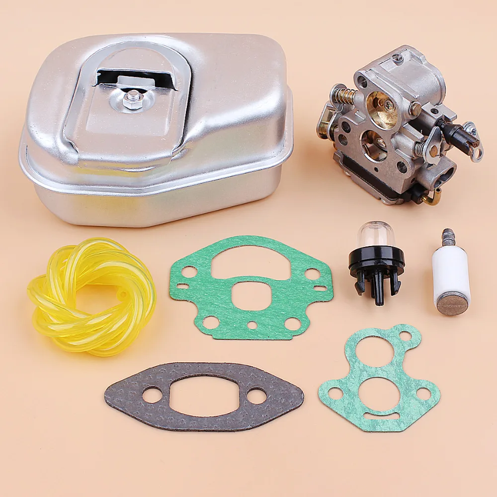 Carburetor Muffler Gasket Fuel Hose Filter Kit Fit HUSQVARNA 240 240E 235 235E Gas Chainsaw Parts 545180843 574719402 | Инструменты
