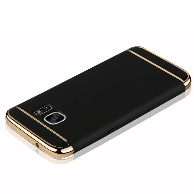 Metal 3 in 1 Phone Case For Samsung Galaxy A3 A5 A7 2016 2017 J1 J3 J5 J7 S3 S4 S5 S6 S7 edge S8 Plus Full Plastic Cover | Мобильные