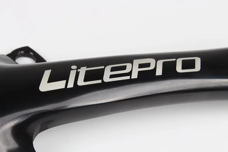 Litepro без свободного хода, одна скорость 130BCD складной велосипед диаметра окружности болтов(BMX звездочка цепной передачи 45/47/53/56/58T AL7075 зубчатое колесо цепной передачи 170 мм рукоятки брелок для ключей