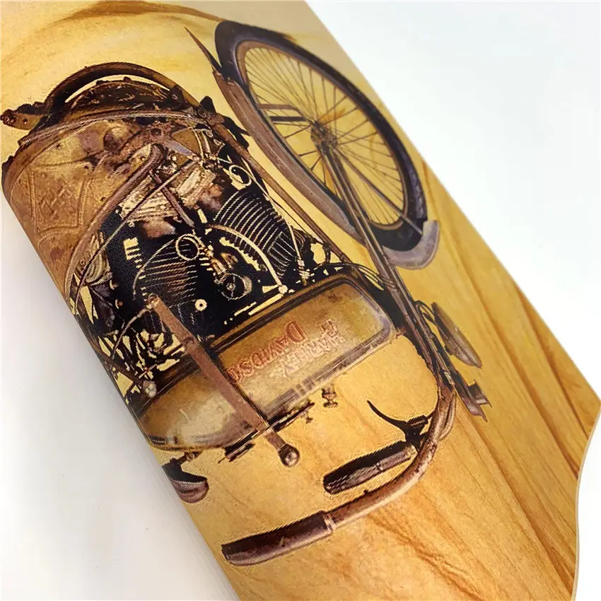 Винтажный мотоцикл постер ретро настенные художественные изделия стикер крафт