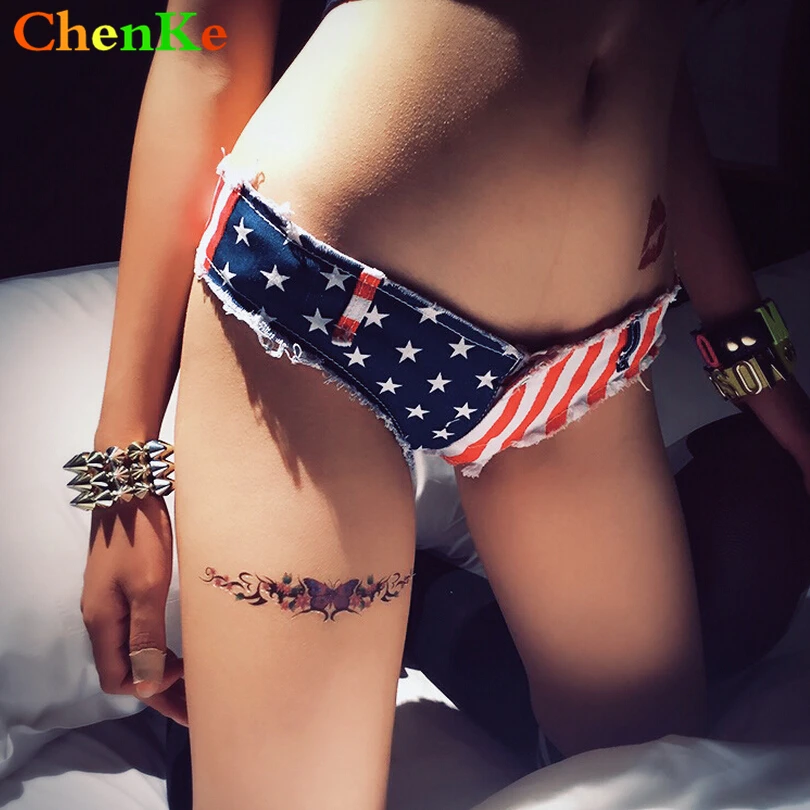 ChenKe 2017 летние женские джинсовые хлопковые сексуальные шорты с низкой талией
