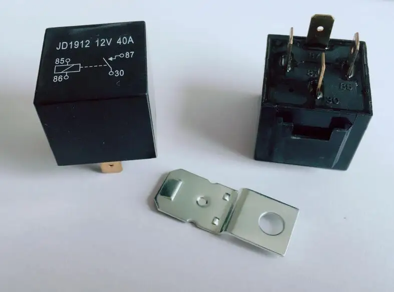 2 шт. автомобильное реле JD1912 40A 12В 24В с железной ручкой 4PIN герметизирующее