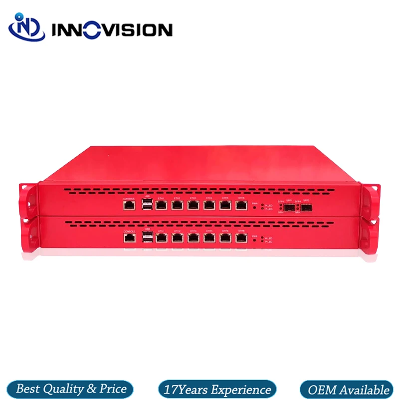6GBe/6* RJ45 Gbe LAN rack 1U Pfsnese сервер брандмауэра с поддержкой i3/i5, i7 процессор, 2* SFP опция