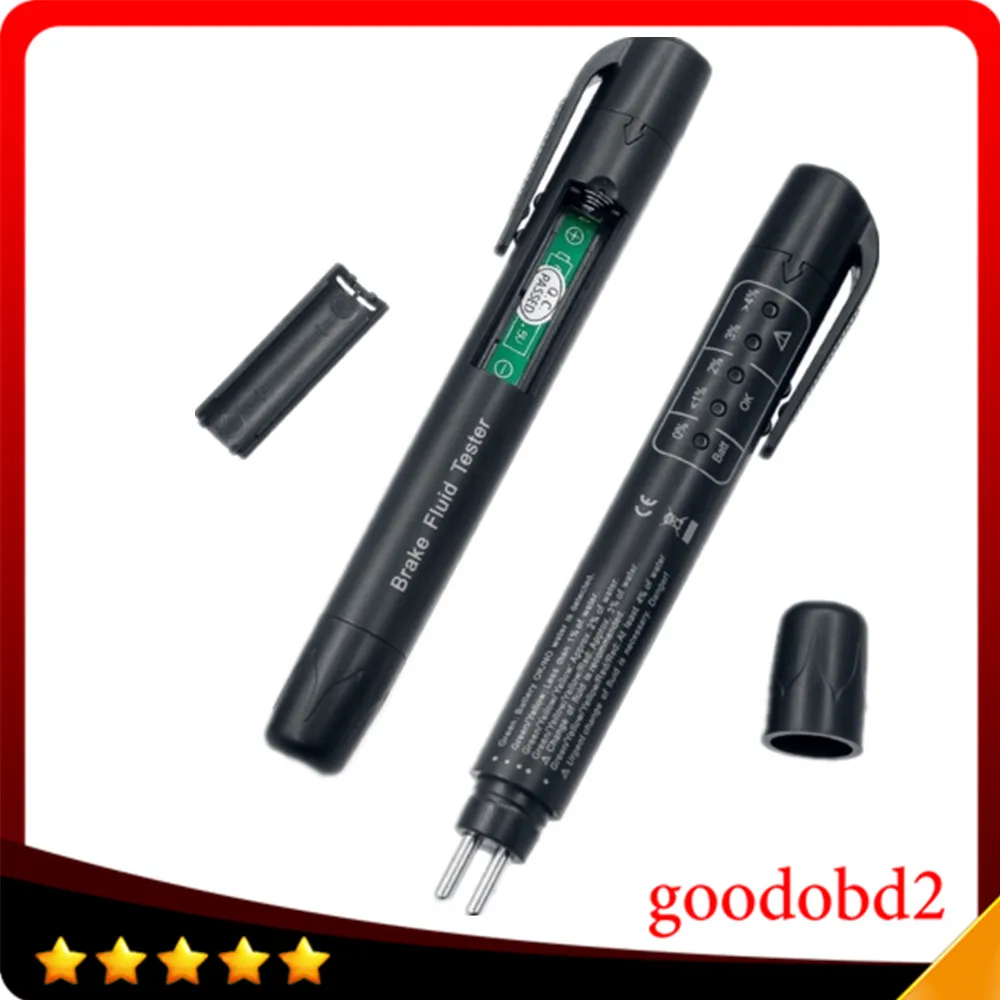Универсальный тестер тормозной жидкости DOT3 миниатюрный ручка с 5 светодиодами