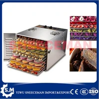 10layerhousehold dried fruit machine fruits and vegetables dehydration dry meat food machine snacks in the dryer
