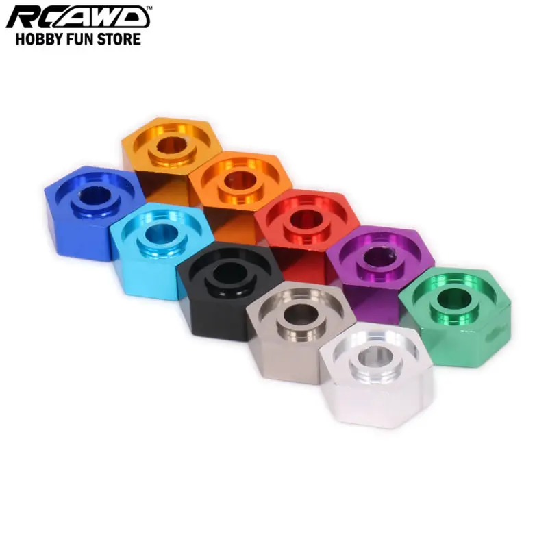 

RCAWD HSP 1/16 Wheel Hex Hub Adapter Diameter 12mm Thickness 5mm For Rc Car 1/16 HSP Monster Truck Short Course 286042 86065