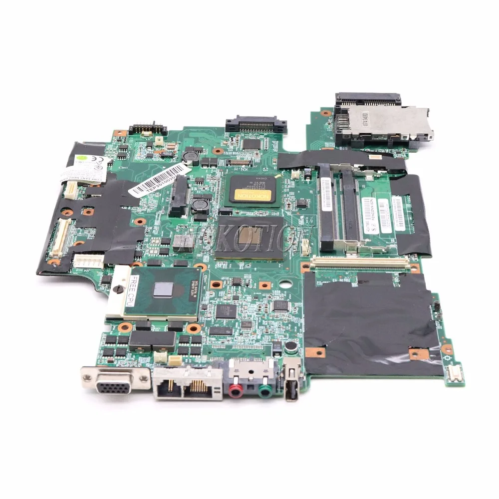 Материнская плата NOKOTION 42W7883 для ноутбука Lenovo Thinkpad R61 R61I 15 4 дюйма 965GM DDR2 Бесплатный