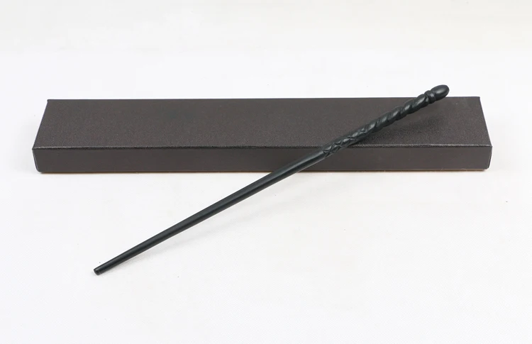 Ginny Качественный Металлический сердечник Deluxe COS Har Potter волшебная палочка с коробкой Дамблдор Волдеморт Рон Гермиона луна волшебная палочка бесплатно поезд тик - Цвет: Ginny
