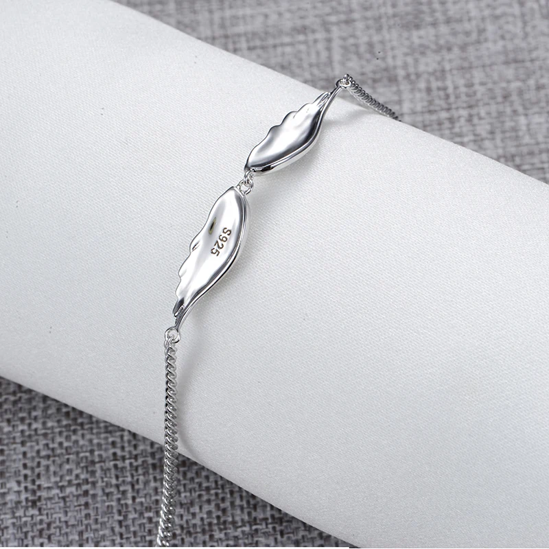GW модные регулируемые с угловыми крыльями женские браслеты Дизайн 925 серебро