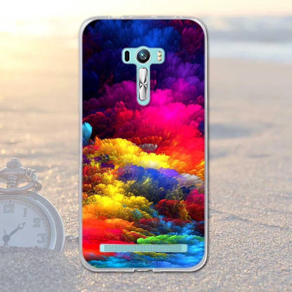 12 Чехол для Asus ZenFone Selfie ZD551KL чехол 5," Мягкая силиконовая задняя крышка для ASUS ZenFone Selfie ZD551KL Z00UD Z00UDB чехол s - Цвет: 12