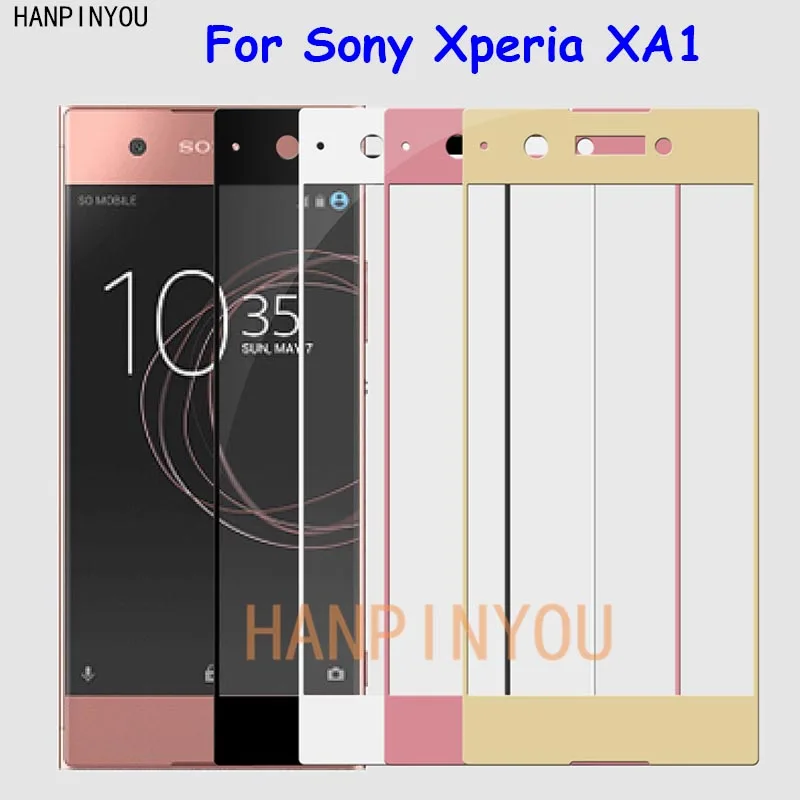 For Sony Xperia XA1 / Dual 5.2" Full Cover Tempered Glass Screen Protector Ultra Thin Premium Explosion-proof Protective Film |